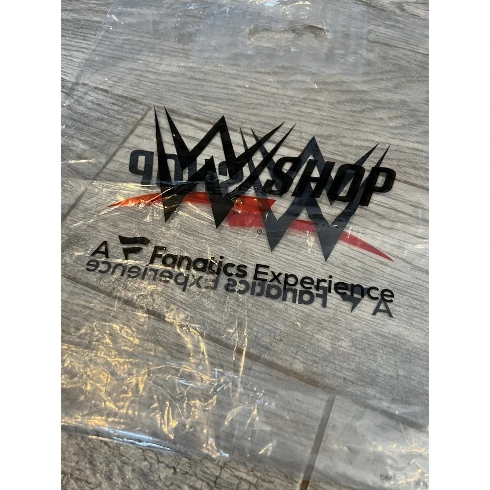 WWE World Clear Plastic Bag Wrestle Mania‎ 41 fanatics Exclusive Shopping Gift